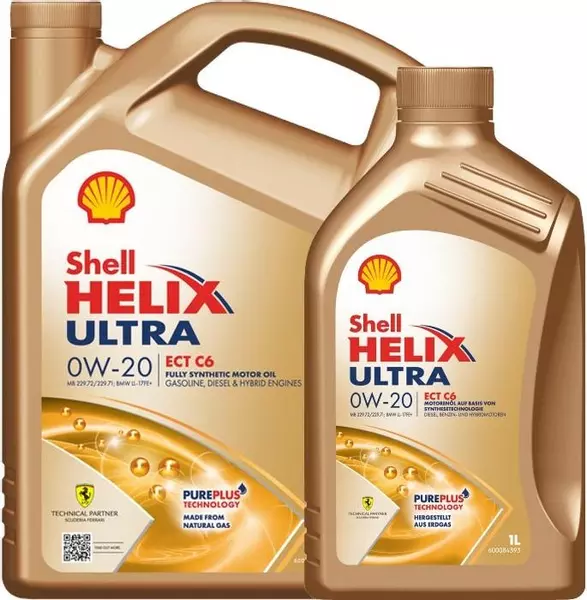 SHELL HELIX ULTRA ECT C6 OLEJ SILNIKOWY 0W20 6L