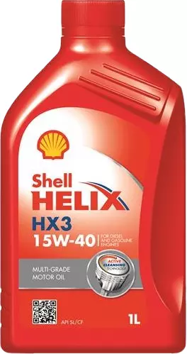 SHELL HELIX HX3 OLEJ SILNIKOWY 15W40 1L