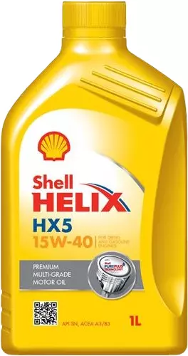 SHELL HELIX HX5 OLEJ SILNIKOWY 15W40 1L