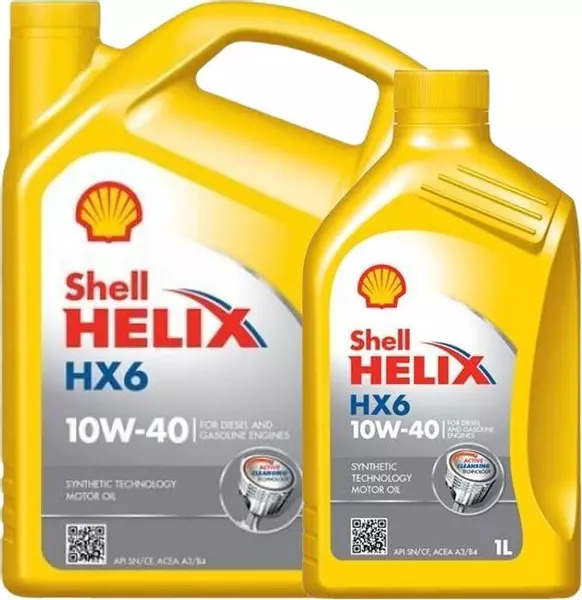 SHELL HELIX HX6 OLEJ SILNIKOWY 10W40 5L