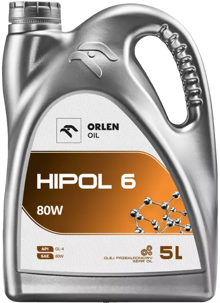 ORLEN OIL HIPOL 6 GL-4 OLEJ PRZEKŁADNIOWY 80W 5L