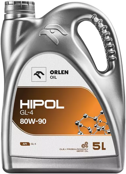 ORLEN HIPOL GL-4 80W90 OLEJ PRZEKŁADNIOWY 5L