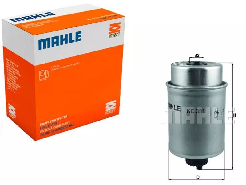 MAHLE FILTR PALIWA KC381