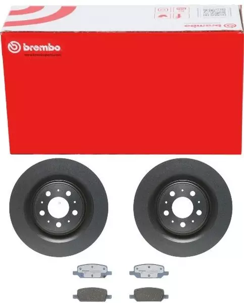 BREMBO TARCZE+KLOCKI TYŁ TESLA MODEL Y 335MM