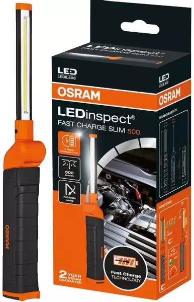 OSRAM LAMPA WARSZTATOWA LEDINSPECT FAST CHARGE SLIM500 LEDIL406