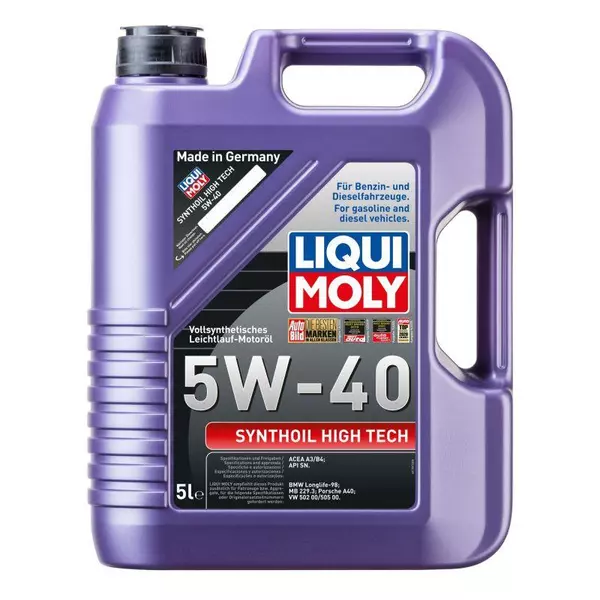 LIQUI MOLY SYNTHOIL HIGH TECH 5W40 1856 5L