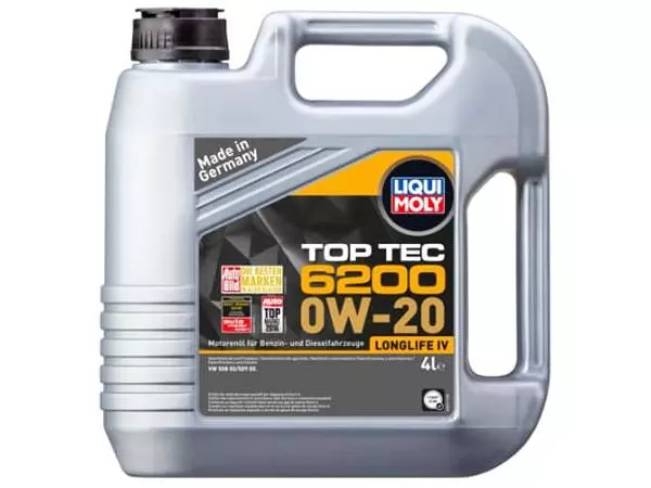 LIQUI MOLY TOP TEC 6200 0W20 VW 508.00/509.00 4L