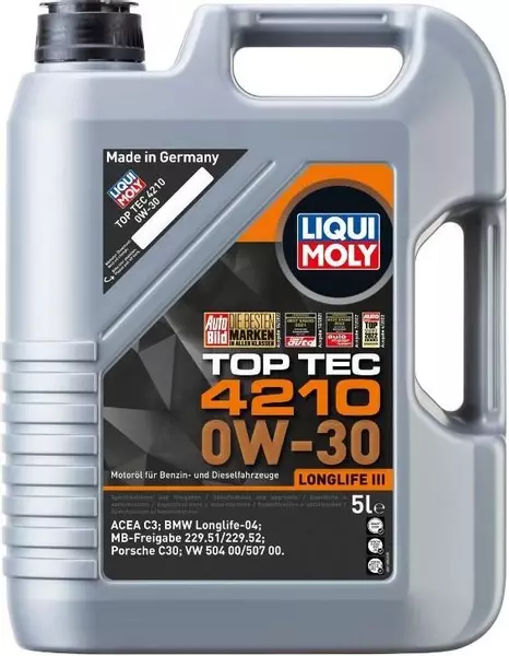 LIQUI MOLY TOP TEC 4210 OLEJ SILNIKOWY 0W30 5L