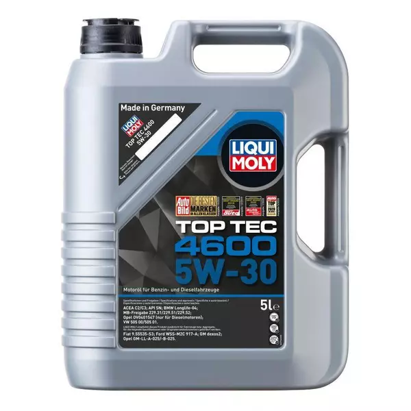 LIQUI MOLY TOP TEC 4600 5W30 C3 API SN/CF 2316 5L