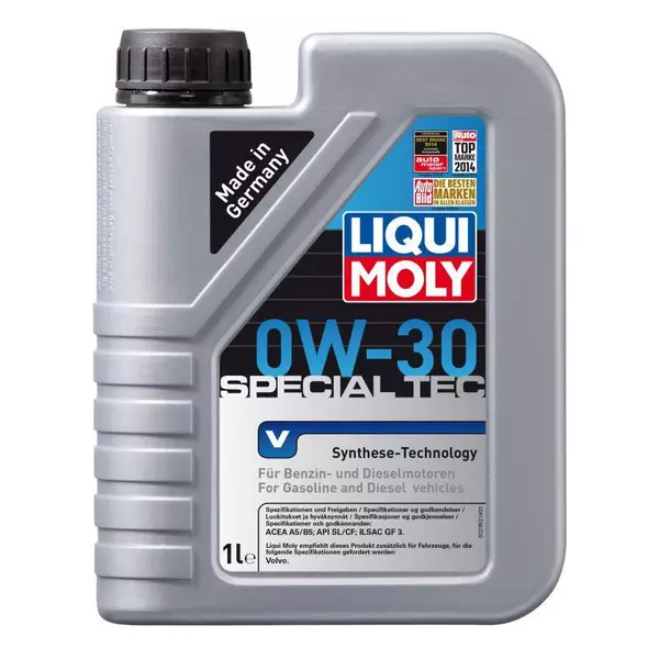 LIQUI MOLY SPECIAL TEC V 0W30 A5/B5 VOLVO 2852 1L