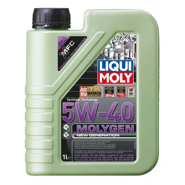 LIQUI MOLY MOLYGEN 5W40 A3/B4 SN VW 505.00 1L