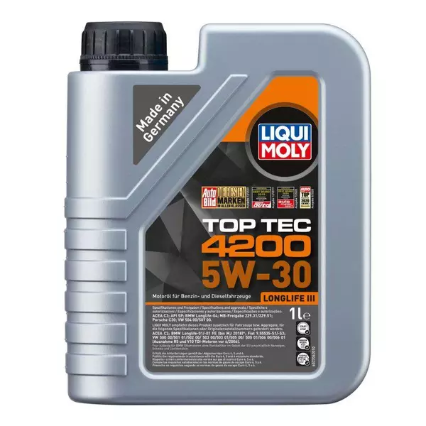 LIQUI MOLY TOP TEC 4200 5W30 LONGLIFE III 8972 1L