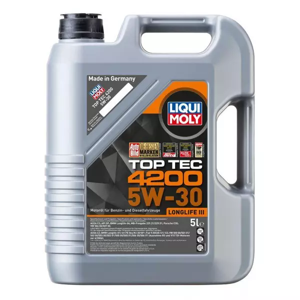 LIQUI MOLY TOP TEC 4200 5W30 LONGLIFE III 8973 5L