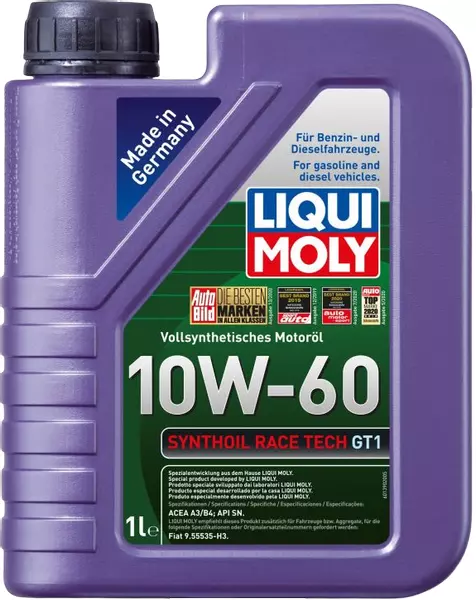 LIQUI MOLY SYNTHOIL RACE TECH GT1 10W60 8908 1L