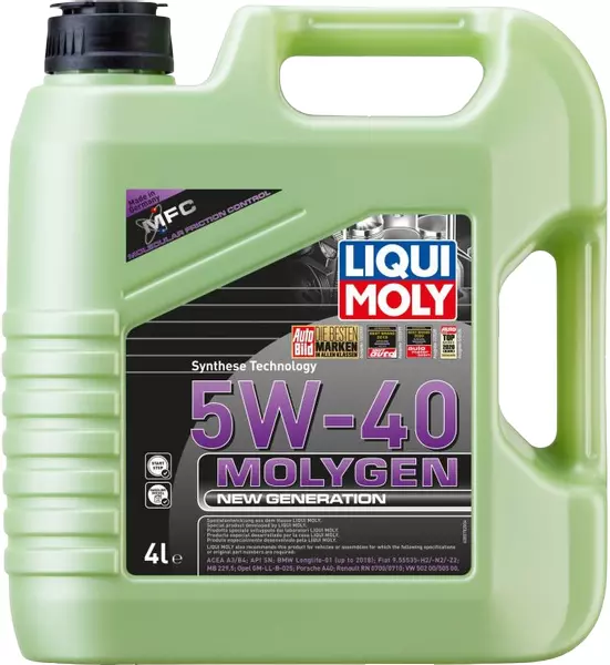 LIQUI MOLY MOLYGEN 5W40 A3/B4 SN VW 505.00 4L