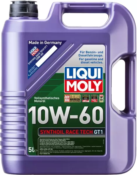 LIQUI MOLY SYNTHOIL RACE TECH GT1 10W60 8909 5L