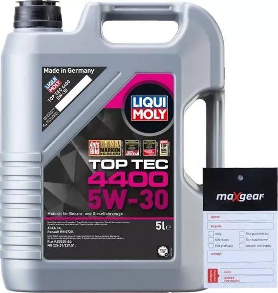 LIQUI MOLY TOP TEC 4400 5W30 RN0720 2322 5L + ZAWIESZKA