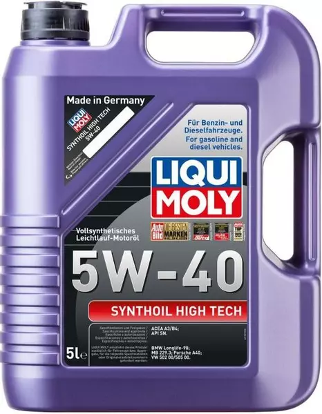 LIQUI MOLY SYNTHOIL HIGH TECH 5W40 1856 5L