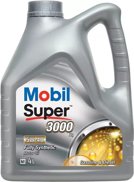 MOBIL SUPER 3000 X1 5W40 A3/B4 A3/B4 SN/SM 4L