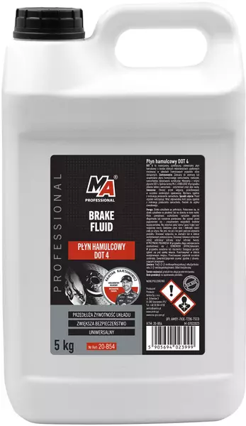 MA PROFESSIONAL BRAKE FLUID PŁYN HAMULCOWY DOT 4 5L