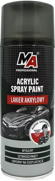 MA PROFESSIONAL LAKIER AKRYLOWY W SPRAYU CZARNY MAT 400ML