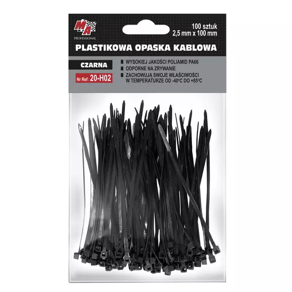 MA PROFESSIONAL PLASTIKOWA OPASKA KABLOWA 2,5MMX80