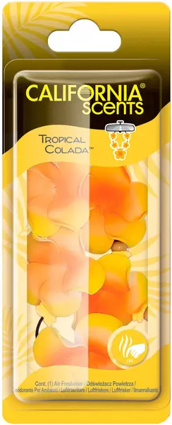 CALIFORNIA SCENTS ZAWIESZKA ZAPACHOWA LEI KWIATY TROPICAL COLADA