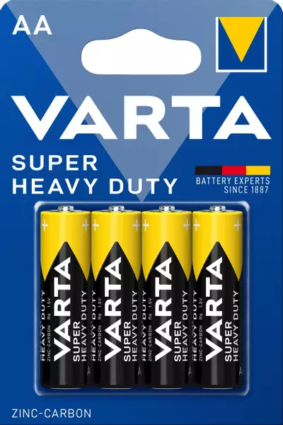 VARTA BATERIA SUPERLIFE AA R06 CYNKOWO-WĘGLOWE