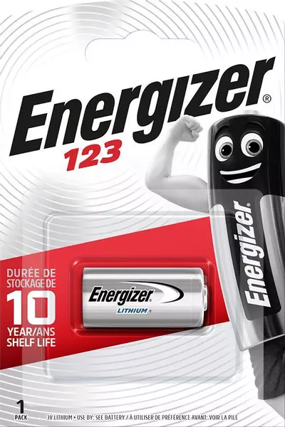 ENERGIZER BATERIA PHOTO LITHIUM 123 BLISTER 1SZT