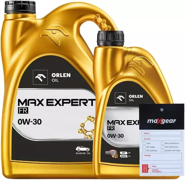 ORLEN MAX EXPERT FR OLEJ SILNIKOWY 0W30 6L + ZAWIESZKA