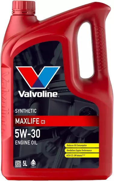 VALVOLINE MAXLIFE C3 5W30 SN/CF A3/B3 A3/B4 5L