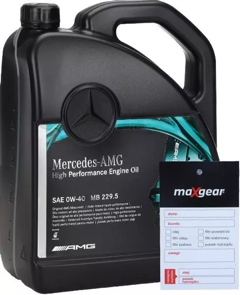 OE MERCEDES AMG HIGH PERFORMANCE 0W40 MB229.5 5L + ZAWIESZKA