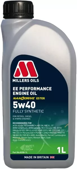 MILLERS EE PERFORMANCE OLEJ SILNIKOWY 5W40 1L