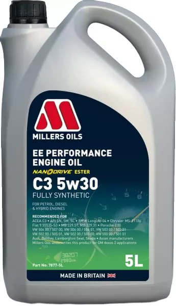 MILLERS EE PERFORMANCE C3 OLEJ SILNIKOWY 5W30 5L