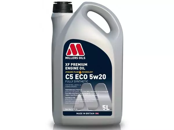 MILLERS OILS XF PREMIUM C5 ECO 5W20 API SN-RC 5L