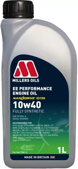 MILLERS EE PERFORMANCE OLEJ SILNIKOWY 10W40 1L