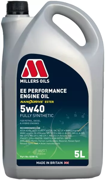 MILLERS EE PERFORMANCE OLEJ SILNIKOWY 5W40 5L