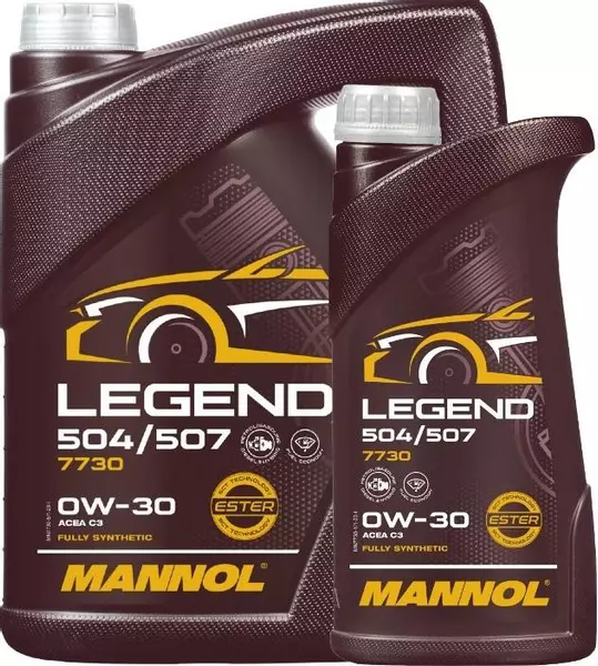 MANNOL 7730 LEGEND 504/507 OLEJ SILNIKOWY 0W30 6L