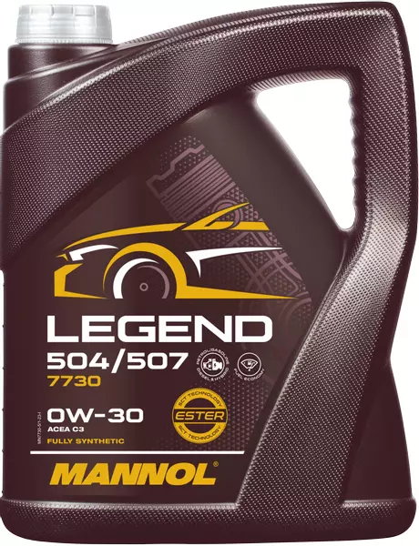 MANNOL 7730 LEGEND 504/507 OLEJ SILNIKOWY 0W30 5L