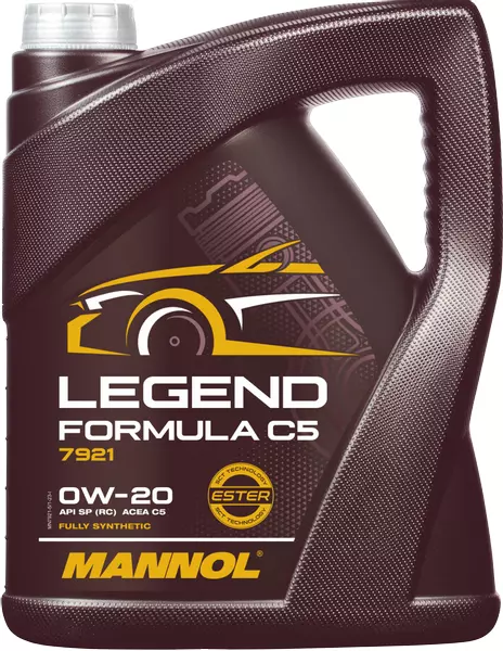 MANNOL 7921 LEGEND FORMULA C5 OLEJ SILNIKOWY 0W20 5L