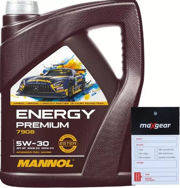 MANNOL 7908 ENERGY PREMIUM OLEJ SILNIKOWY 5W30 4L + ZAWIESZKA