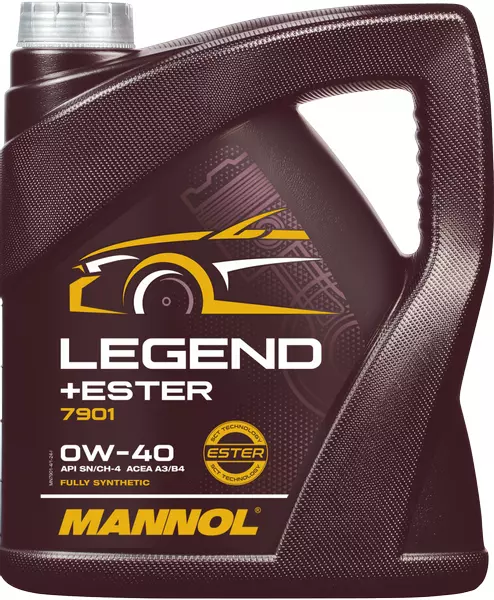 MANNOL 7901 LEGEND + ESTER OLEJ SILNIKOWY 0W40 4L