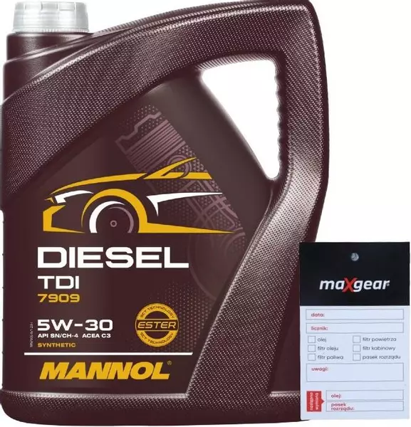 MANNOL 7909 DIESEL TDI OLEJ SILNIKOWY 5W30 5L + ZAWIESZKA