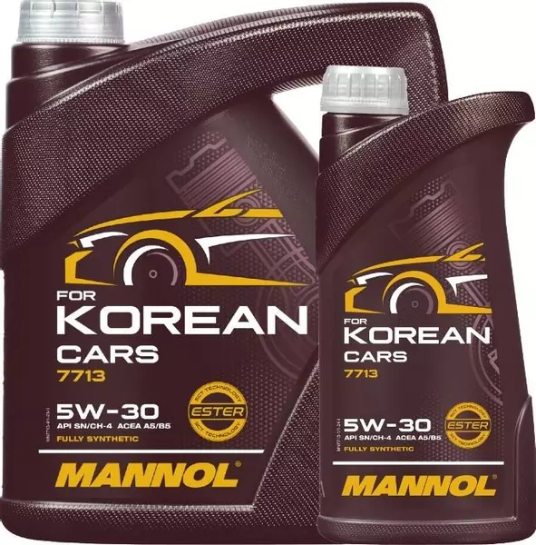 MANNOL 7713 FOR KOREAN CARS OLEJ SILNIKOWY 5W30 5L