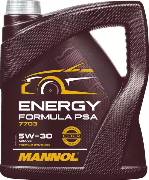 MANNOL 7703 ENERGY FORMULA PSA OLEJ SILNIKOWY 5W30 4L