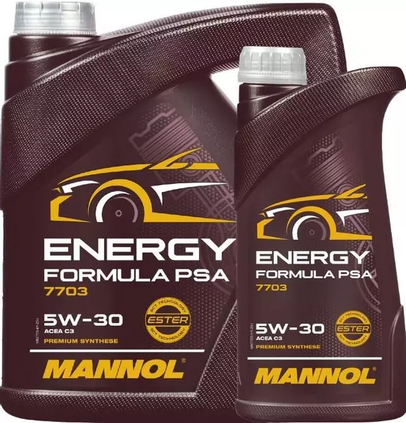 MANNOL 7703 ENERGY FORMULA PSA OLEJ SILNIKOWY 5W30 5L