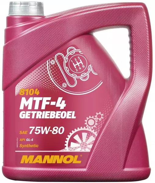 MANNOL 8104 MTF-4 OLEJ PRZEKŁADNIOWY 75W80 4L