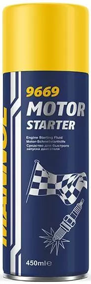 MANNOL 9669 MOTOR STARTER PREPARAT UŁATWIAJĄCY ROZRUCH 450ML