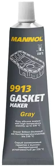 MANNOL 9913 GASKET MAKER GRAY SILIKON WYSOKOTEMPERATUROWY 85G