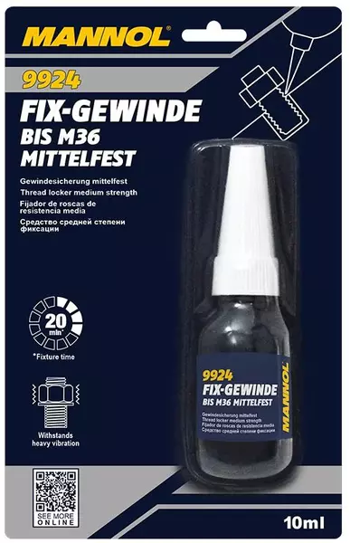 MANNOL 9924 KLEJ DO GWINTÓW 10ML